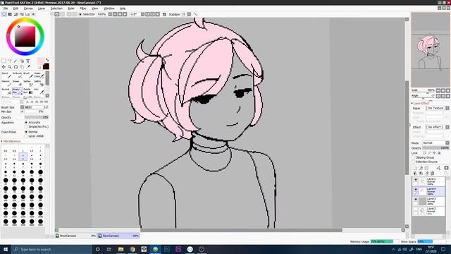 Simple Anime Pixel Art 