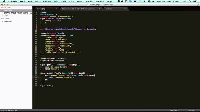 07 Slim micro framework - PARTE 1 - REST API con Eloquent смотреть онлайн