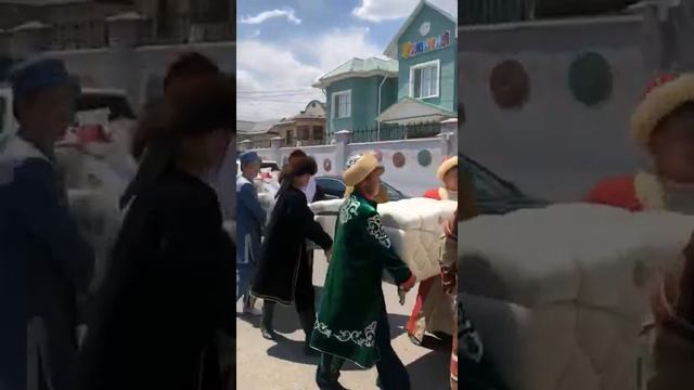Приданое для шымкентской невесты!Идеальный кудалык смотреть онлайн