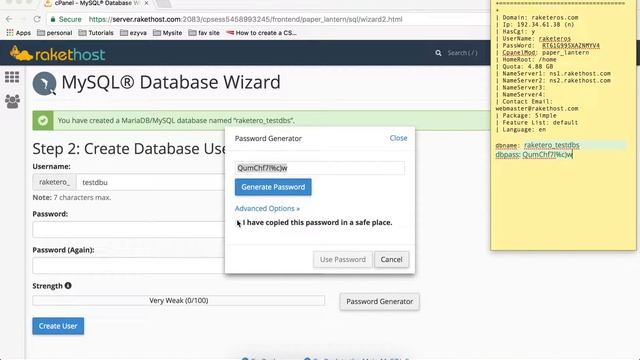 How to Create Database manually inside Cpanel смотреть онлайн