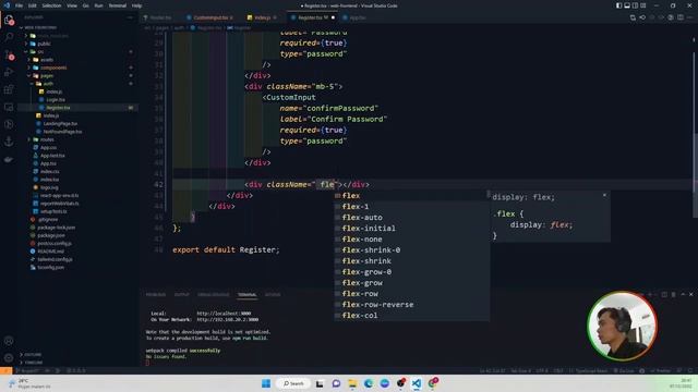 React JS TypeScript Authorization - Part 3: Component Input & Register Page смотреть онлайн