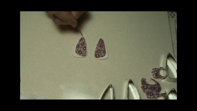 Мастер-класс по полимерной глине. Серьги из трости и с шелкографией от Sculpey. смотреть онлайн