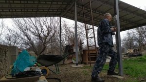 Проводим электричество под навес