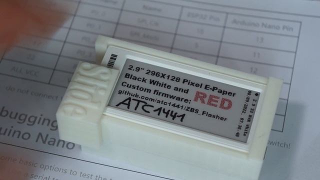 PC controlled E-Paper price tag custom firmware flashing How-to смотреть онлайн