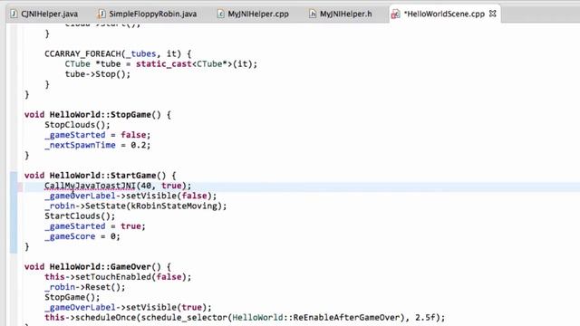Simple Flappy Robin In Cocos2dx #23 C++ - Java Main UI Thread (JNI No.3) смотреть онлайн