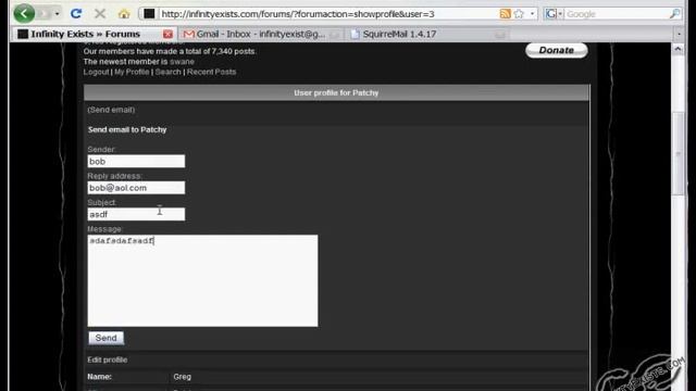 Email Injection (made by Patchy) смотреть онлайн