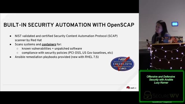 Speaker 12 Offensive and Defensive Security with Ansible Lucy Kerner смотреть онлайн