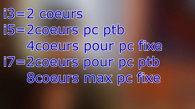 i3/i5/i7/i9 - choisir son processeur Intel смотреть онлайн