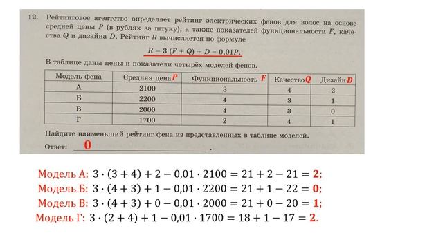 ЕГЭ 2021. Математика. База. Вариант 3. Сборник на 50 вариантов. Под ред. И.В. Ященко смотреть онлайн