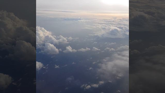 Вид на индийский океан из окна Боинга 777 Indian Ocean View Flight Boeing 777 смотреть онлайн