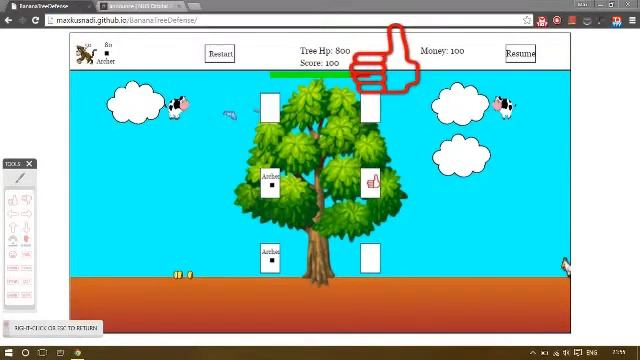Banana Tree Defense Milestone 3 смотреть онлайн
