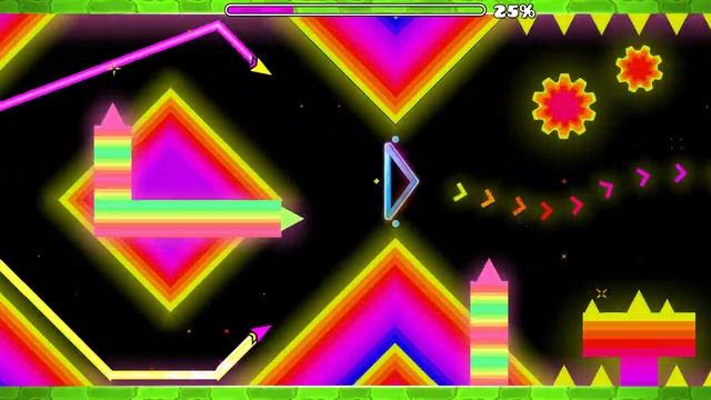 Geometry Dash Easy Demon: Blue Flame by SaabS | 3 Coins смотреть онлайн