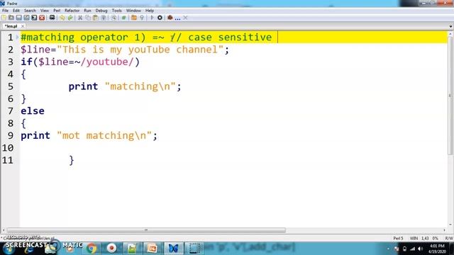 Perl: Scripting Programming Part 22 смотреть онлайн
