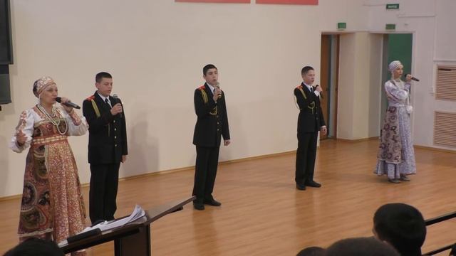 Казачья песня, исполняют кадеты 63 взвода, Красноярский кадетский корпус. смотреть онлайн