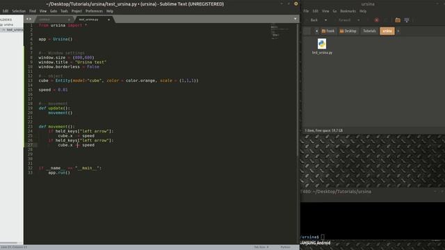 Introduction to Ursina engine. Part-1 смотреть онлайн