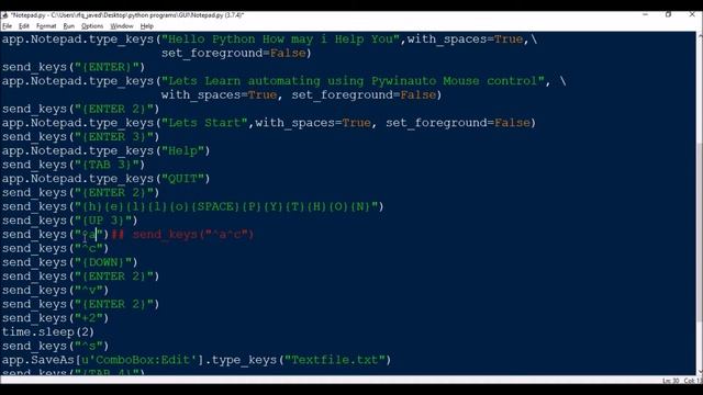 Desktop GUI Automation using Keyboard Controls || Python PywinAuto || Simplest way to Automate смотреть онлайн
