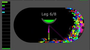 The Gear 18 Eliminations Marble Race ASRM in Algodoo