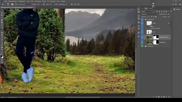 Макс Корж в лесу. Speed art | Photoshop смотреть онлайн