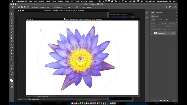 Photoshop magic wand, subtractive selections смотреть онлайн