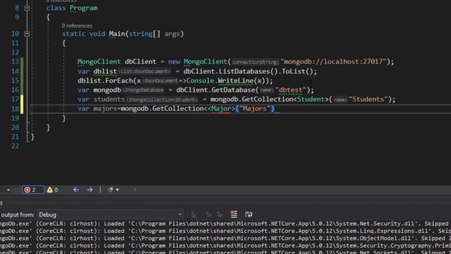 C# to mongoDB : CRUD operations смотреть онлайн