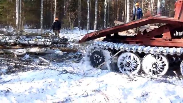 Трелёвочный трактор ОТЗ-320 смотреть онлайн