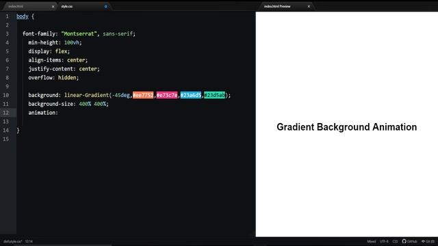 Animated Background with Pure CSS and Html | No Javascript no Jquery | HTML & CSS TUTORIAL смотреть онлайн