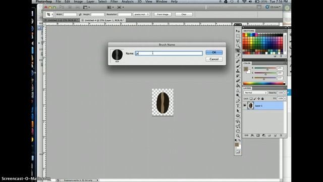 HOW TO MAKE A CUSTOM PAINTBRUSH FROM A PHOTOSHOP DRAWING смотреть онлайн