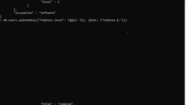 42. Update all the elements in the array of a document field using $[] - MongoDB смотреть онлайн