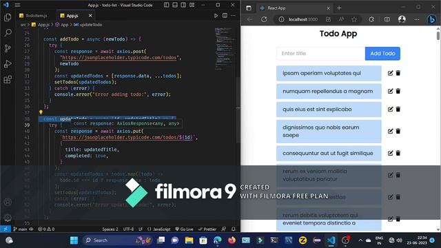 Todo List React Jsonplaceholder Api смотреть онлайн