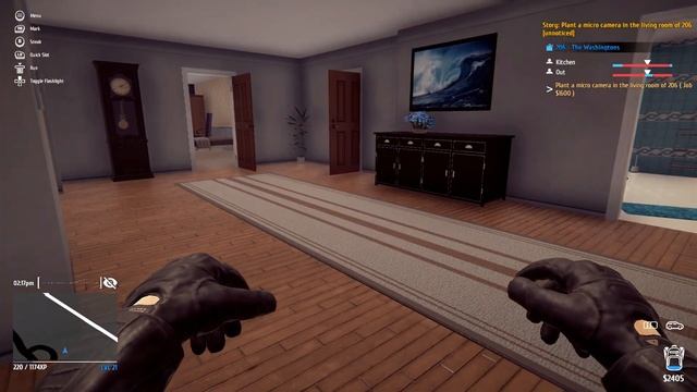 Thief Simulator Walkthrough Gameplay Part 12 - Plant a micro camera in the living room of 206 / PC смотреть онлайн