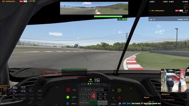 iRacing Ferrari Challenge 22S3 (Ferrari GT3) Fuji Speedway (1:37:649)-(Test VRS Lap Temperature) смотреть онлайн