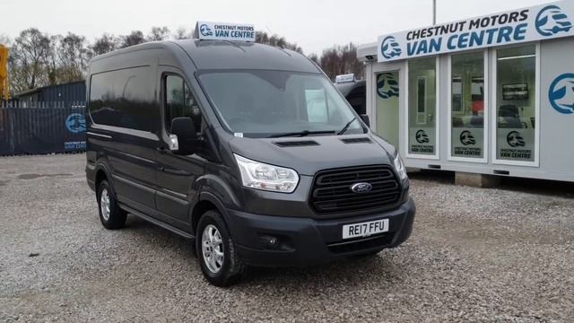 ord Transit 350 L2H2 MWB Euro6 Van For Sale 170 BHP In Grey Huge Spec 2017 смотреть онлайн