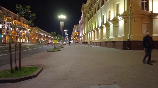Walking Minsk Belarus (September 2022) (Evening) 4K Вечерний Минск смотреть онлайн