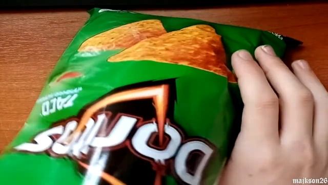 Обзор еды - 3 - чипсы доритос с паприкой - ;3 смотреть онлайн