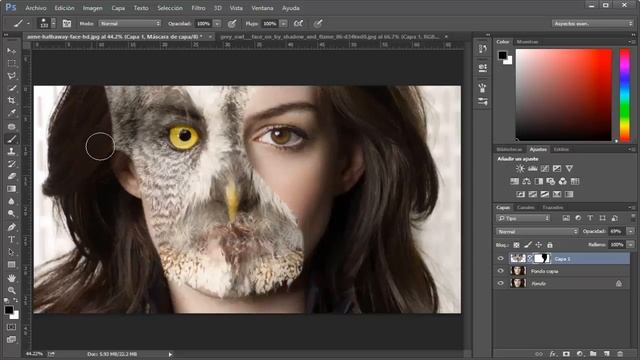 Crear una Persona Mitad Animal Mitad Humana Photoshop Tutorial смотреть онлайн