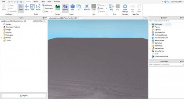How to REMOVE the baseplate on Roblox Studio (TUTORIAL)