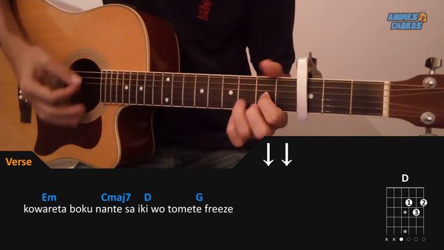 Tokyo Ghoul OP - unravel | Acoustic Guitar Lesson [Tutorial + TAB + CHORDS] смотреть онлайн