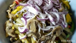 Салат с говядиной «Охотничий»