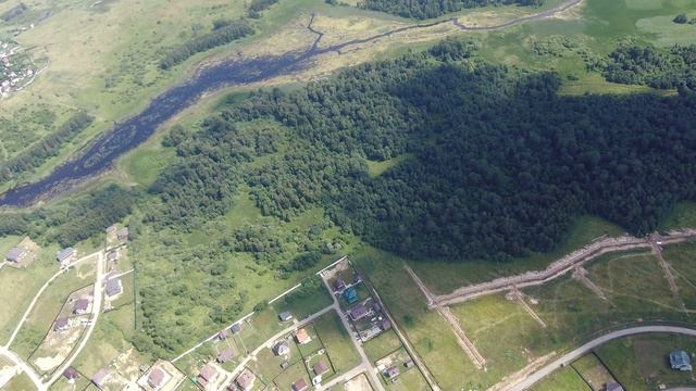 Тихая заводь с высоты птичьего полета смотреть онлайн