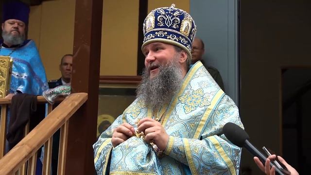 Первая литургия в храме во имя Казанской иконы Божией Матери смотреть онлайн