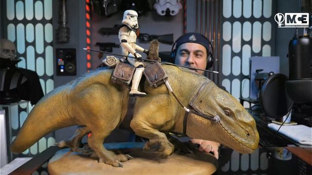 Sideshow Star Wars Dewback And Sandtrooper Live Unboxing