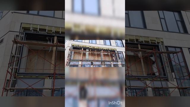 Монтаж раздвижной системы 