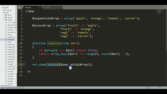 How to Check if PHP Array is Associative or Sequential смотреть онлайн