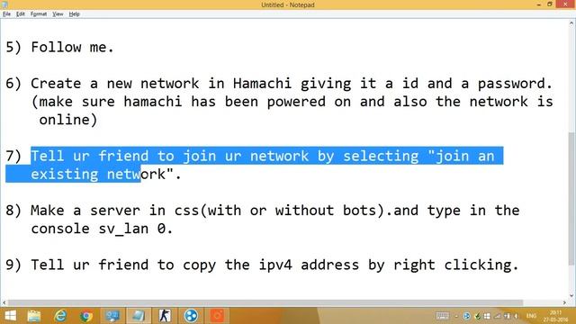 Hamachi Server tutorial for Non-Steam Css смотреть онлайн