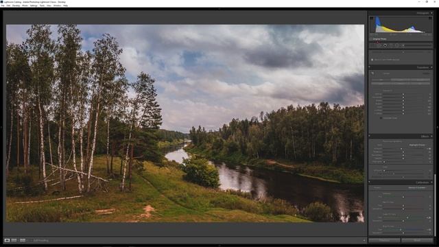 Обработка фотографий в Lightroom | Уроки Фотошопа и Лайтрума / Летний Художественный Пейзаж смотреть онлайн