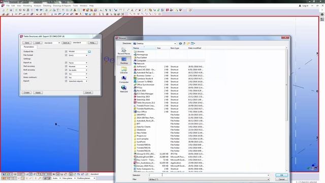 Export a Tekla Stuctures model to Trimble Field Link смотреть онлайн