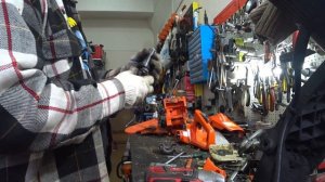 Замена поршневой Хускварна 137