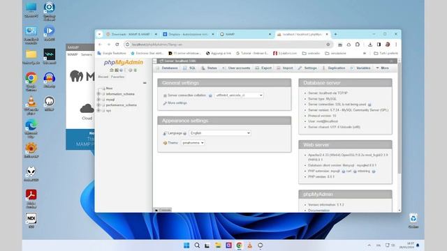 WebRadio Scolastica, Installare Il Database Locale Attraverso L'utility MAMP