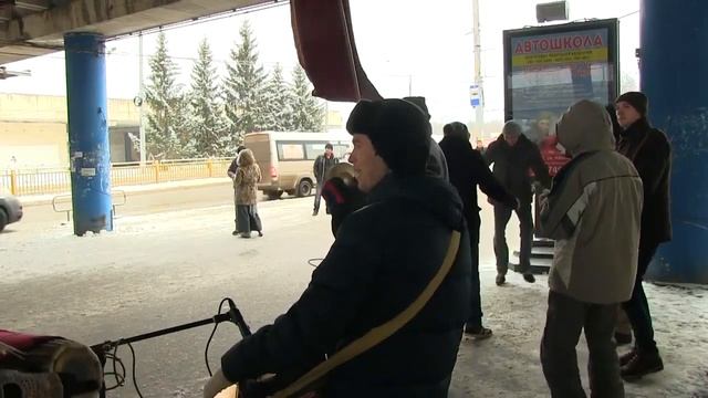 Харинама около тц Русь 14.12.14 в Тольятти. смотреть онлайн