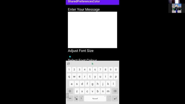 Shared Preferences Color and Flat File Application (01DDT19F1152) смотреть онлайн